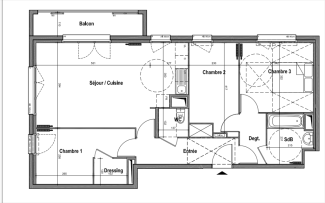 appartement 4 pièces en vente sur AUBERVILLIERS (93300)