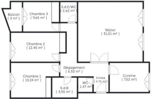 appartement 4 pièces en vente sur PARIS (75011)