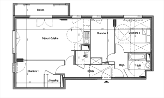 appartement 4 pièces en vente sur AUBERVILLIERS (93300)